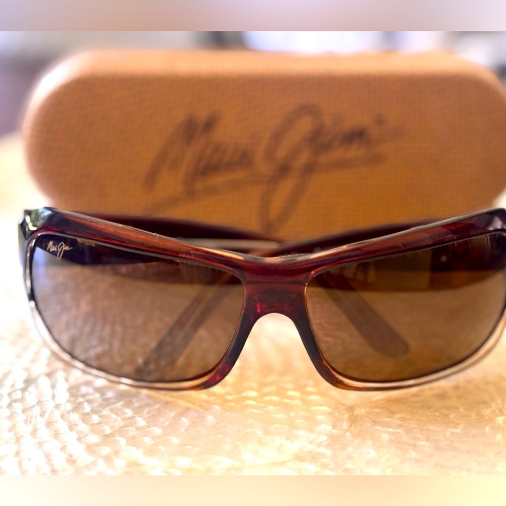 Maui Jim PALMS sunglasses Brand new polarized lenses and case (value $118)